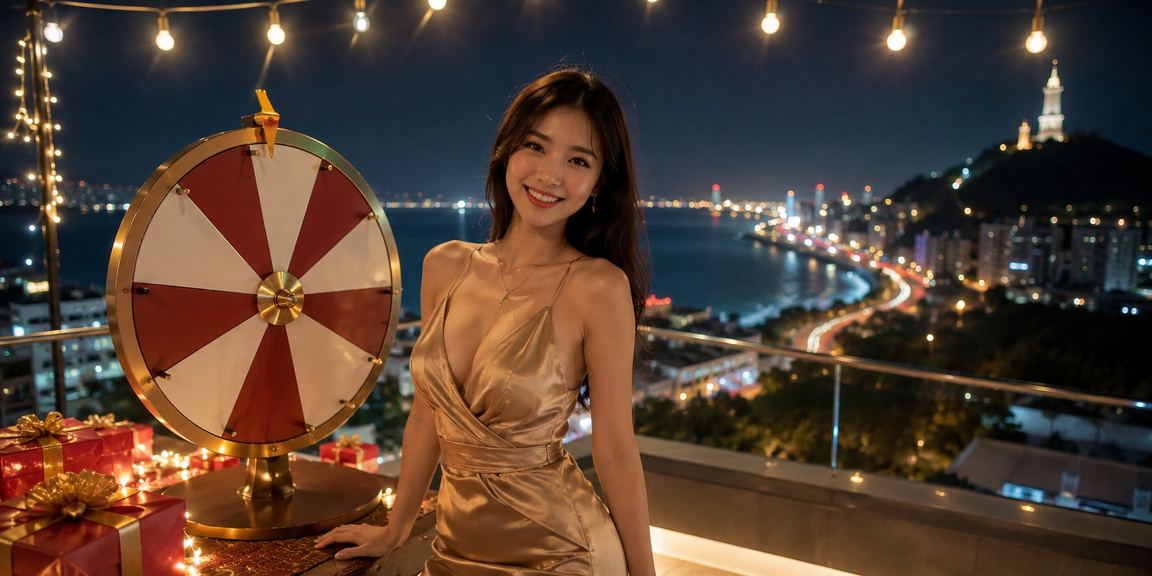 Bàn roulette casino bên bãi biển Vũng Tàu, khung cảnh giải trí sôi động về đêm